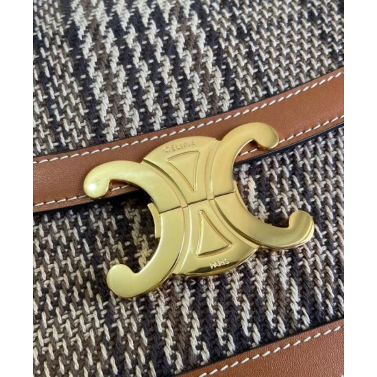 Replica Celine Medium Triomphe Bag 1912422 Coffee
