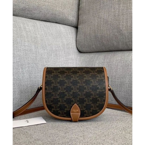 Replica Celine Medium Folco Bag Brown