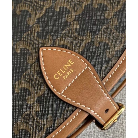 Replica Celine Medium Folco Bag Brown