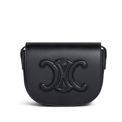 Replica Celine Folco Cuir Triomphe 198263 Black