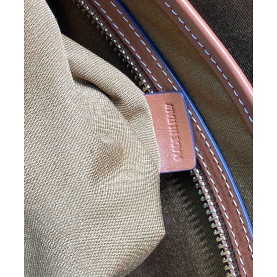 Replica Celine Horizontal Cabas In Triomphe Canvas And Calfskin Coffee