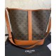 Fake Celine Medium Bucket Brown Replica