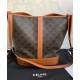 Fake Celine Medium Bucket Brown Replica