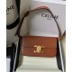 Fake Celine Triomphe Shoulder Bag 194143 Coffee Replica