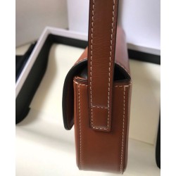 Fake Celine Triomphe Shoulder Bag 194143 Coffee Replica