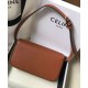 Fake Celine Triomphe Shoulder Bag 194143 Coffee Replica