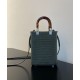 Fake Mini Sunshine Shopper FF Fabric Mini Bag 8BS051 Green Replica