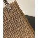 Fake Mini Sunshine Shopper FF Fabric Mini Bag 8BS051 Gray Replica