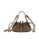 Fake Pomodorino FF Fabric Mini Bag 8BS059 Coffee Replica