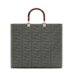 Replica Sunshine Medium FF Fabric Shopper Green