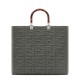 Replica Sunshine Medium FF Fabric Shopper Green