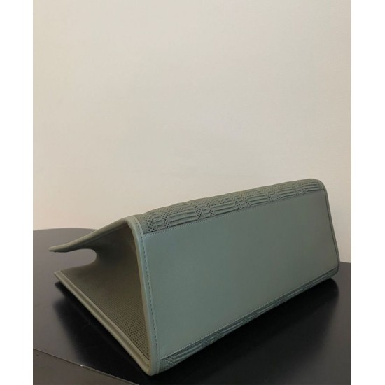 Replica Sunshine Medium FF Fabric Shopper Green
