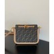 Fake Touch FF Fabric Bag 8BT349 Coffee Replica