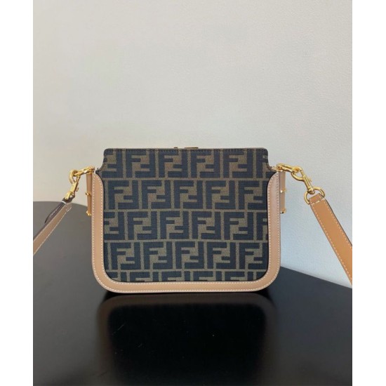 Fake Touch FF Fabric Bag 8BT349 Coffee Replica