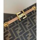 Fake Touch FF Fabric Bag 8BT349 Coffee Replica