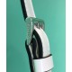 Fake Prada Brushed leather shoulder bag 1BD308 White Replica