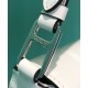 Fake Prada Brushed leather shoulder bag 1BD308 White Replica