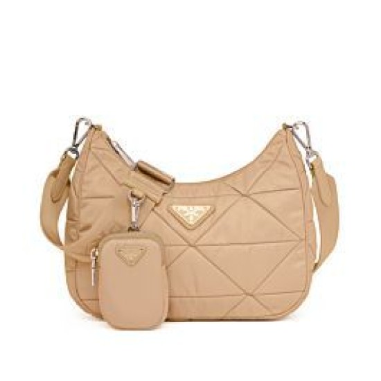 Replica Prada Padded nylon shoulder bag 1BC151