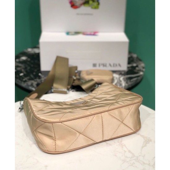 Replica Prada Padded nylon shoulder bag 1BC151
