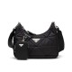 Replica Prada Padded nylon shoulder bag 1BC151