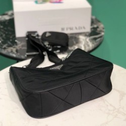 Replica Prada Padded nylon shoulder bag 1BC151