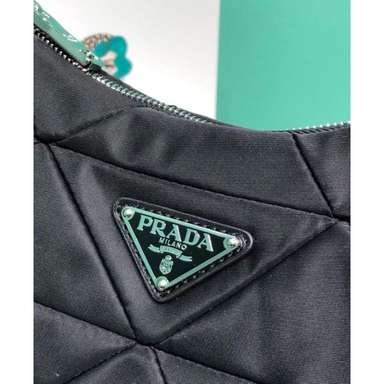 Replica Prada Padded nylon shoulder bag 1BC151