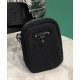 Replica Prada Padded nylon shoulder bag 1BC151