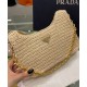 Fake Prada Re-Edition 2005 Raffia Bag 1BH204 Apricot Replica