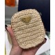 Fake Prada Re-Edition 2005 Raffia Bag 1BH204 Apricot Replica