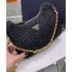 Replica Prada Re-Edition 2005 Raffia Bag 1BH204 Black