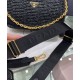 Replica Prada Re-Edition 2005 Raffia Bag 1BH204 Black