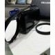 Replica Prada Brushed Leather Prada Femme Bag 1BD323 Black