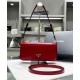 Replica Prada Brushed Leather Prada Femme Bag 1BD323 Red