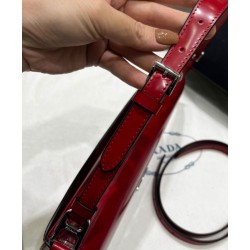 Replica Prada Brushed Leather Prada Femme Bag 1BD323 Red Replica Prada Brushed Leather Prada Femme Bag 1BD323 Red