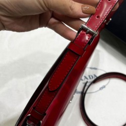 Replica Prada Brushed Leather Prada Femme Bag 1BD323 Red