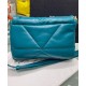 Fake Prada Padded Nappa Leather Shoulder Bag 1BD306 Blue Replica