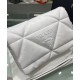 Replica Prada Padded Nappa Leather Shoulder Bag 1BD306 White