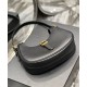 Replica YSL Saint Laurent Le Fermoir Hobo Bag In Shiny Leather Black Replica YSL Saint Laurent Le Fermoir Hobo Bag In Shiny Leather Black