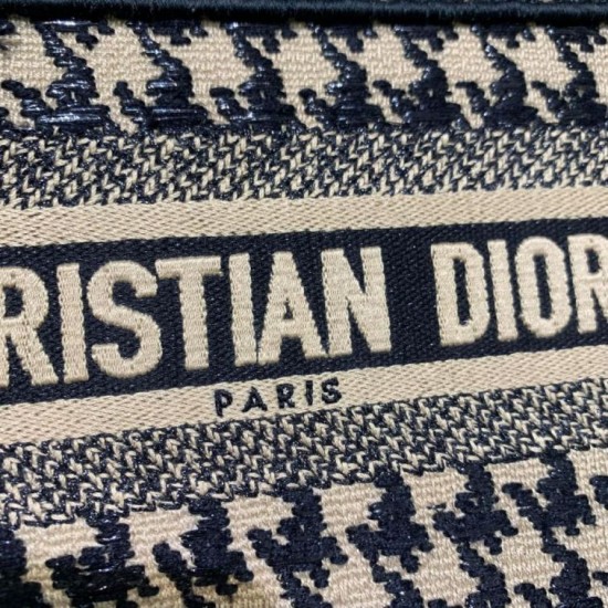Fake Christian Dior Mini Book tote Bag Black / Yellow Replica