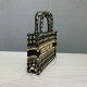 Fake Christian Dior Mini Book tote Bag Black / Yellow Replica