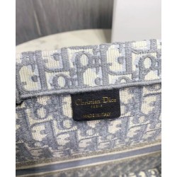 Replica Christian Dior Book Tote With Dior Oblique Embroidery Gray Replica Christian Dior Book Tote With Dior Oblique Embroidery Gray