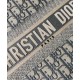 Fake Christian Dior Small Book Tote With Dior Oblique Embroidery Gray Replica