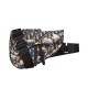 Fake Christian Dior Oblique Jacquard And Alex Foxton Print Saddle Bag Dark Blue Replica