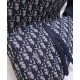 Replica Christian Dior Oblique Saddle Bag Dark Blue