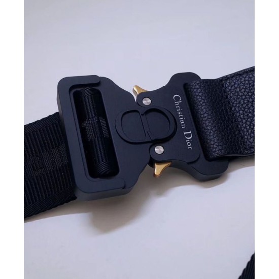 Replica Christian Dior Oblique Saddle Bag Black