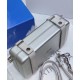 Fake Christian Dior And Rimowa Aluminum Personal Clutch On Strap Silver Replica