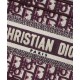Replica Christian Dior Mini Book Tote Original Dior Oblique Embroidered Canvas Bag Red
