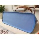 Fake Hermes Cabag Elan Bag In Celeste Canvas Replica