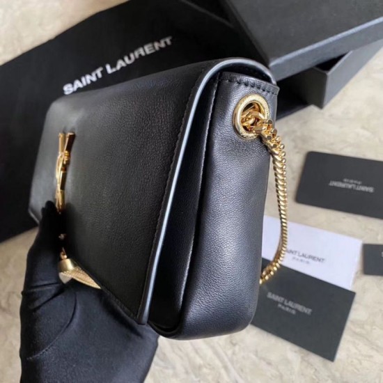 Replica YSL Saint Laurent kate 99 Tassel Bag Black