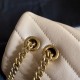 Replica YSL Saint Laurent Long envelope Monogram Shoulder Bag Apricot